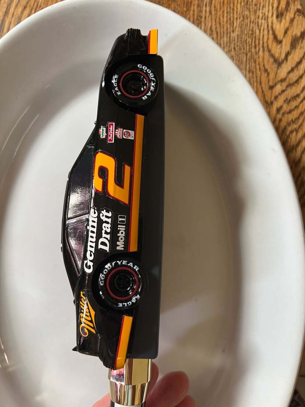 MGD Miller Genuine Draft AC Delco Race Car NASCAR Draft Beer Tap Handle